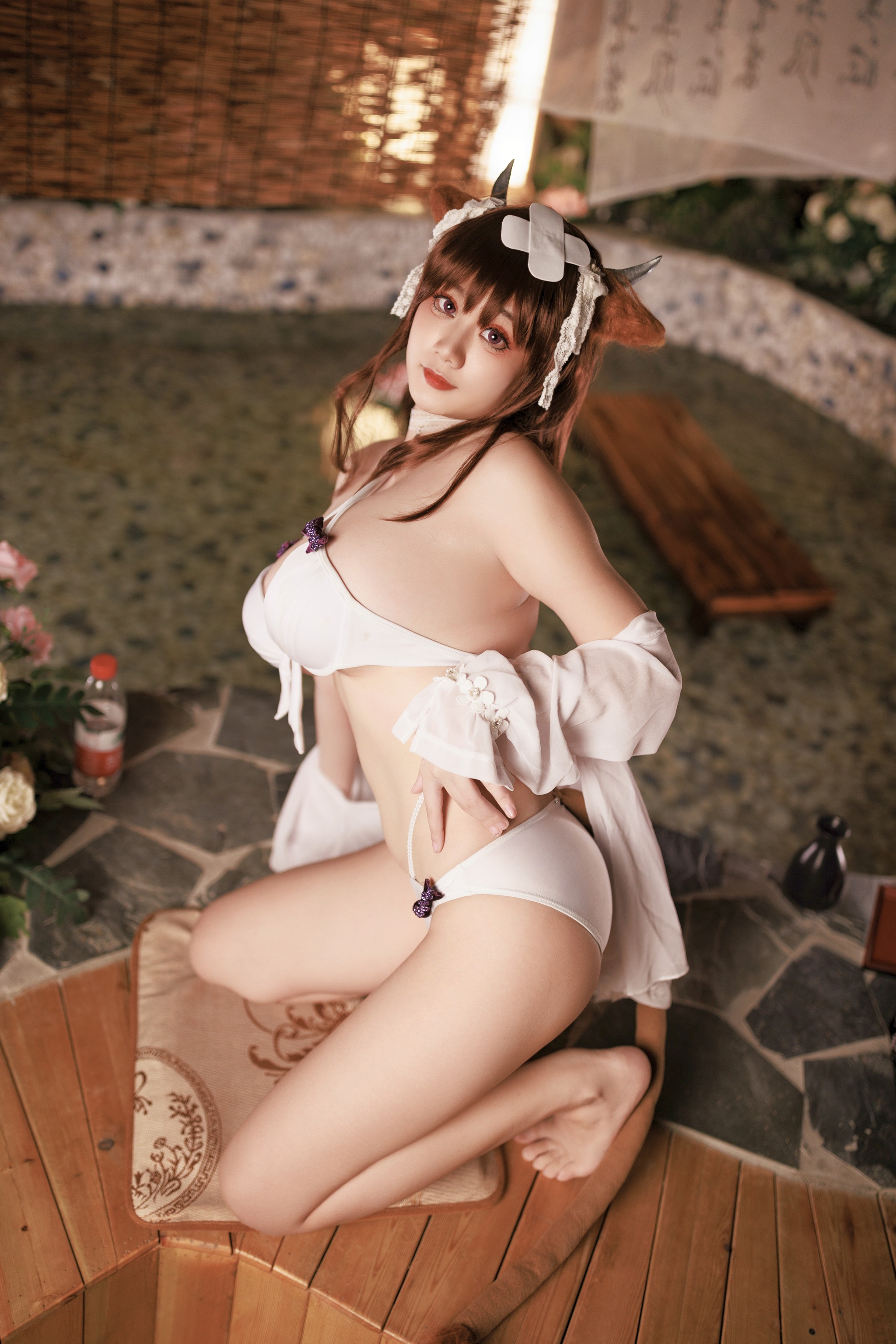 阿雪雪 - NO.087 温泉牛牛 [87P6V]-XikXak